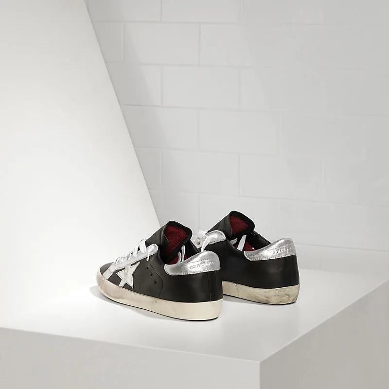 Golden Goose Archive Super Star Sneakers “Black Silver” — photo 2 of 4