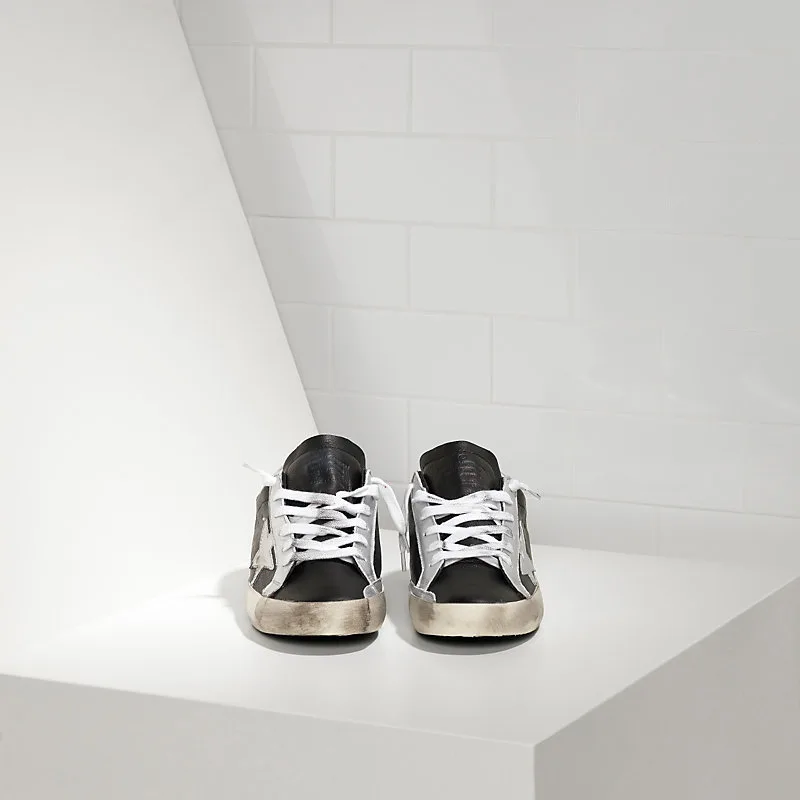 Golden Goose Archive Super Star Sneakers “Black Silver” — photo 3 of 4