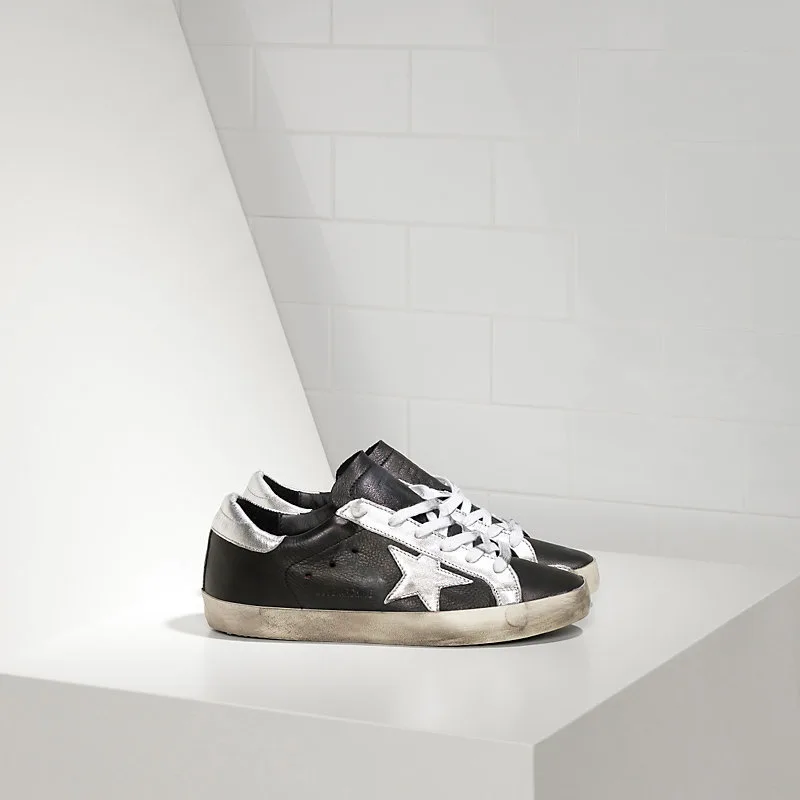 Golden Goose Archive Super Star Sneakers “Black Silver” — photo 4 of 4