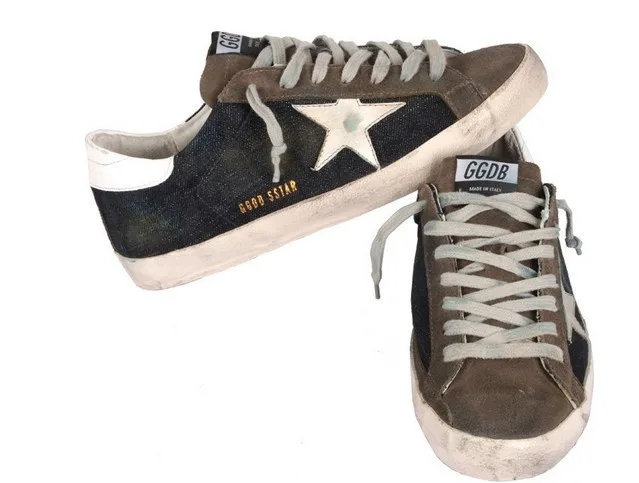Golden Goose Golden Goose Superstar - Brown Navy Jeans 韩国热卖爆款 “Gold Navy” — photo 3 of 7