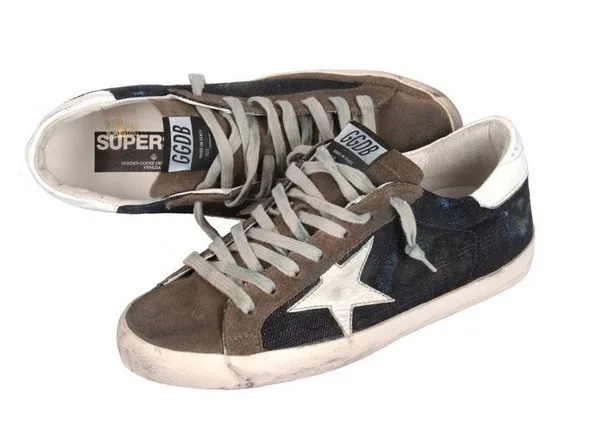 Golden Goose Golden Goose Superstar - Brown Navy Jeans 韩国热卖爆款 “Gold Navy” — photo 4 of 7