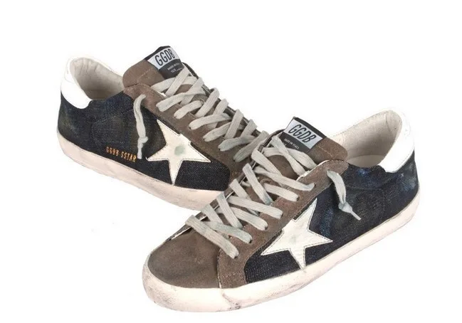 Golden Goose Golden Goose Superstar - Brown Navy Jeans 韩国热卖爆款 “Gold Navy” — photo 5 of 7