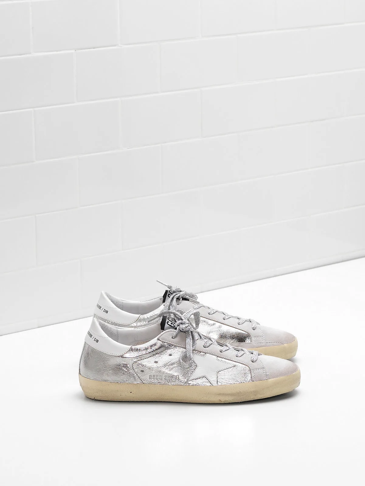 Golden Goose Superstar Sneakers G30ws590 Uppers Laminated Fab — photo 4 of 4