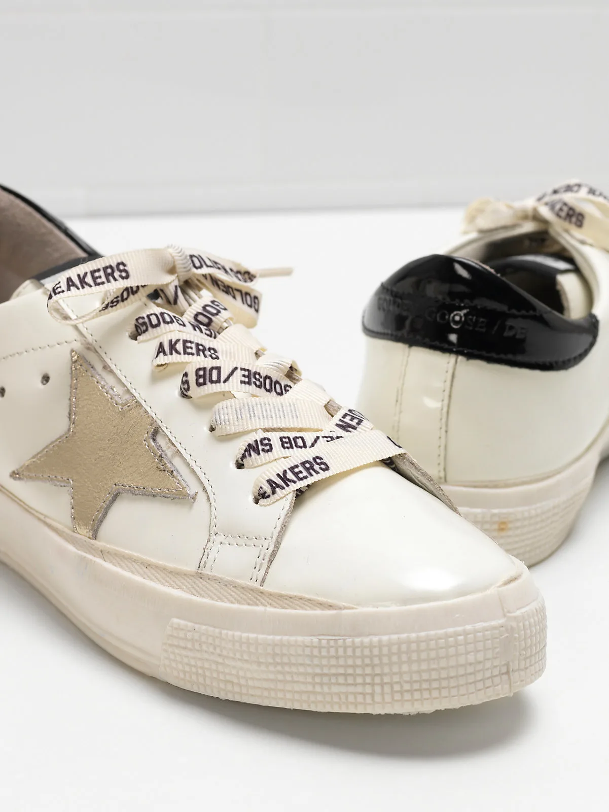 Golden Goose MAY Sneakers G30ws127.f73 Upper Shiny Calfskin L — photo 1 of 4