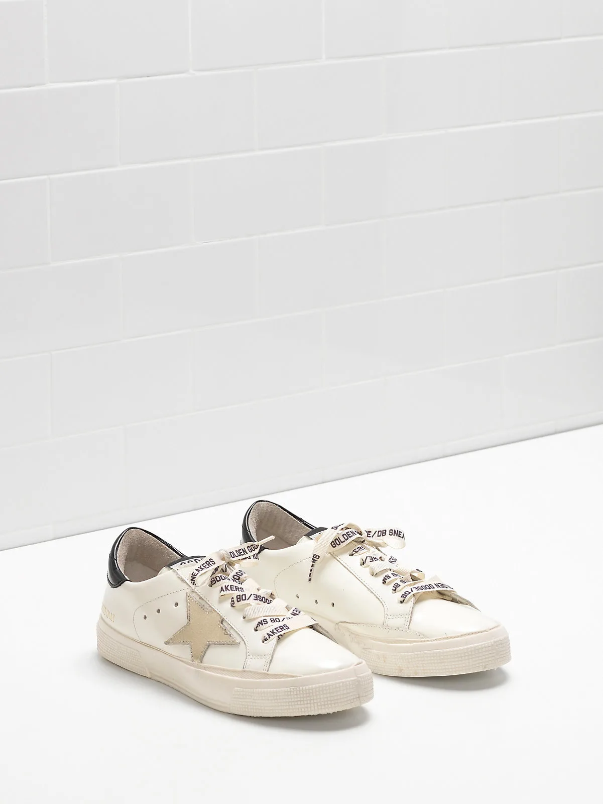 Golden Goose MAY Sneakers G30ws127.f73 Upper Shiny Calfskin L — photo 3 of 4
