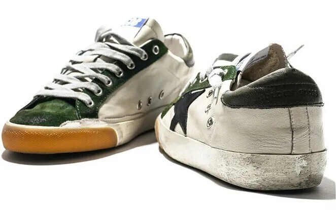 Golden Goose Golden Goose Superstar - Green White 韩国热卖 纯手工高级定 “White Gold” — photo 6 of 9