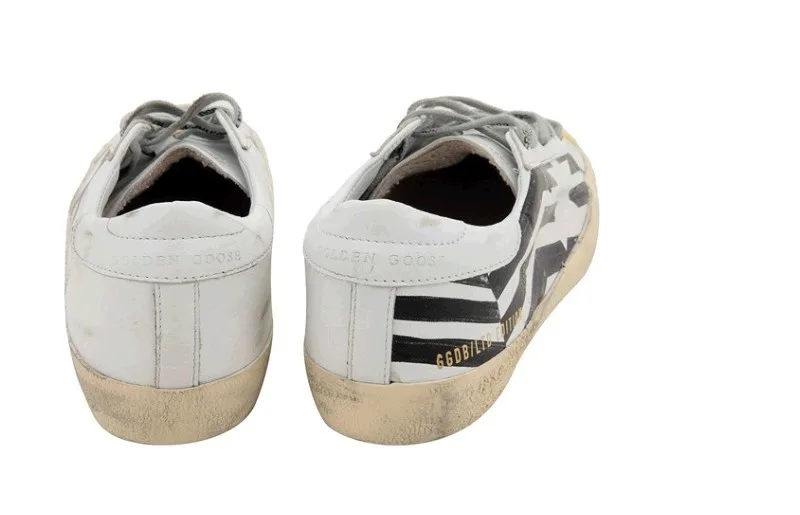 Golden Goose Godlen Goose Superstar - White Black 手工鞋 高级定制 情侣 “White Black” — photo 7 of 8
