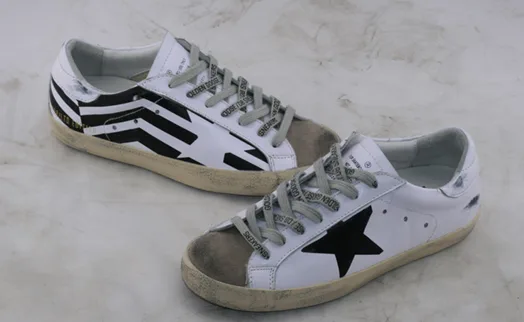 Golden Goose Godlen Goose Superstar - White Black 手工鞋 高级定制 情侣 “White Black” — photo 8 of 8