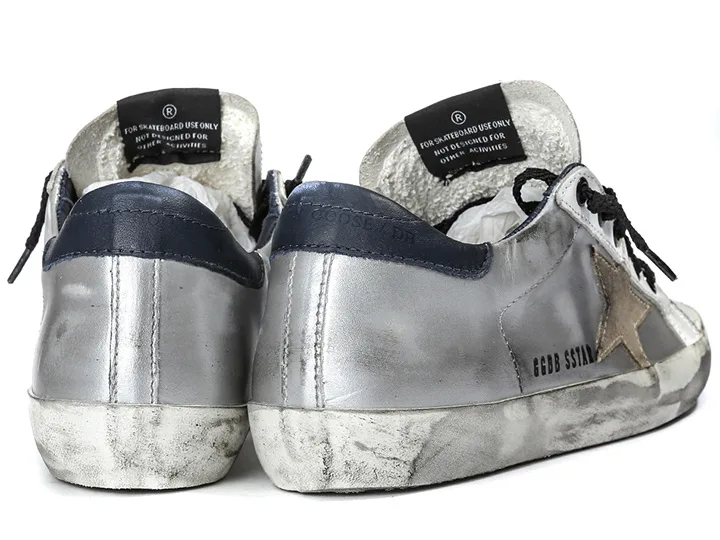 Golden Goose Golden Goose Super Star Sneakers “Silver Gold” — photo 9 of 10
