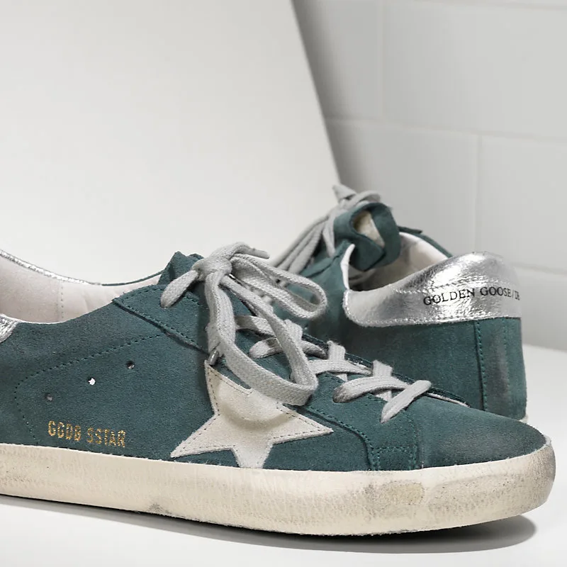 Golden Goose Sneakers Super Star “Silver Green” — photo 1 of 4