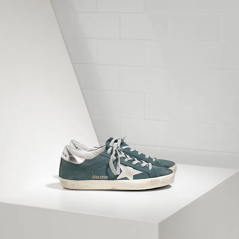 Golden Goose Sneakers Super Star “Silver Green” — photo 4 of 4