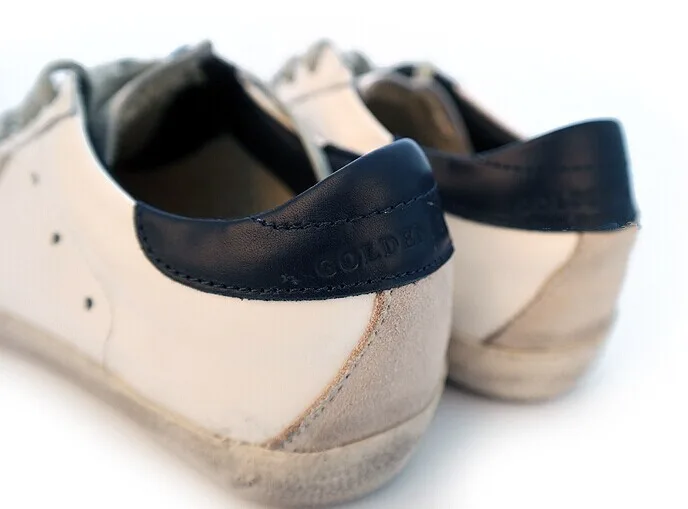 Golden Goose Godlen Goose Superstar - White Navy 手工鞋 高级定制 情侣款 “White Navy” — photo 4 of 14