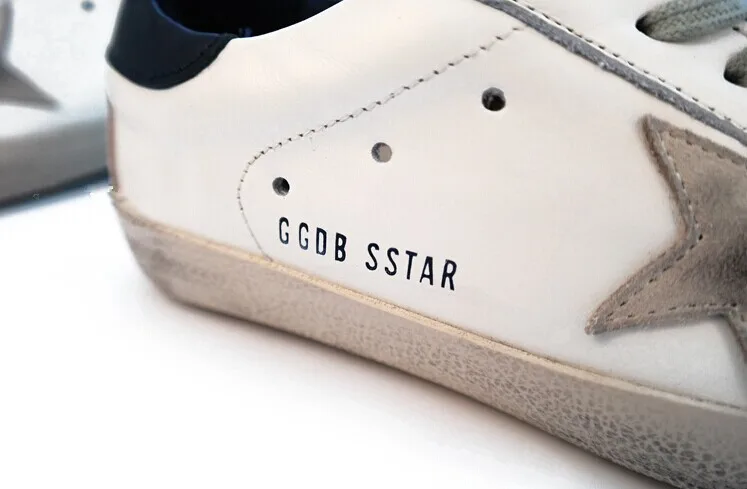 Golden Goose Godlen Goose Superstar - White Navy 手工鞋 高级定制 情侣款 “White Navy” — photo 6 of 14