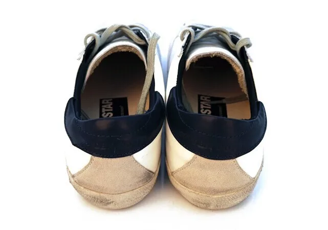Golden Goose Godlen Goose Superstar - White Navy 手工鞋 高级定制 情侣款 “White Navy” — photo 8 of 14
