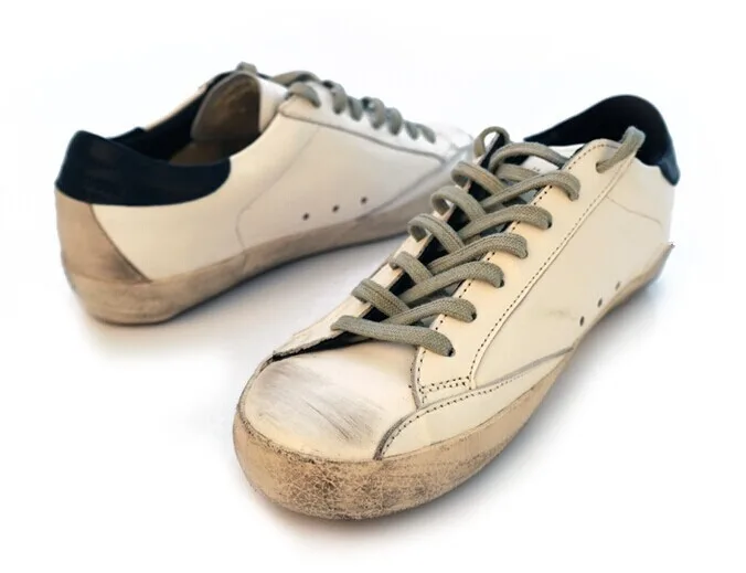 Golden Goose Godlen Goose Superstar - White Navy 手工鞋 高级定制 情侣款 “White Navy” — photo 9 of 14