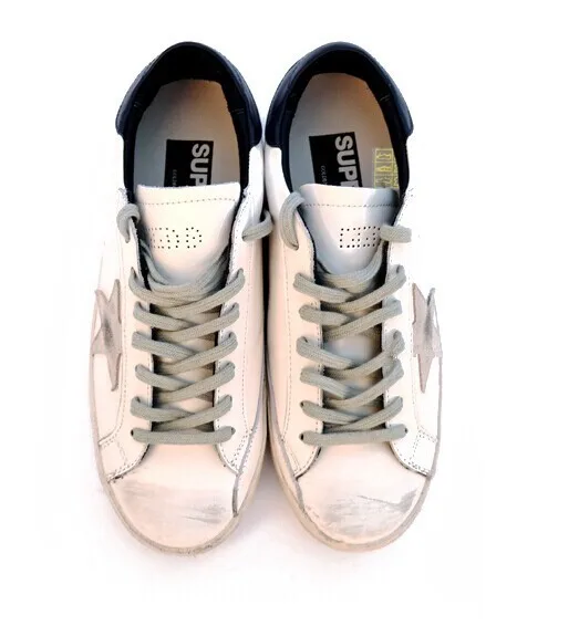 Golden Goose Godlen Goose Superstar - White Navy 手工鞋 高级定制 情侣款 “White Navy” — photo 11 of 14