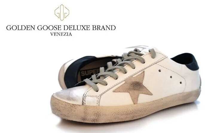 Golden Goose Godlen Goose Superstar - White Navy 手工鞋 高级定制 情侣款 “White Navy” — photo 12 of 14
