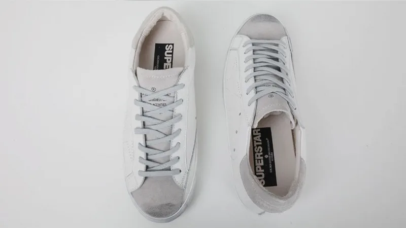 Golden Goose Golden Goose All White Cream 韩国热卖 纯手工高级定制 情侣款休闲鞋 “White Gold” — photo 7 of 16