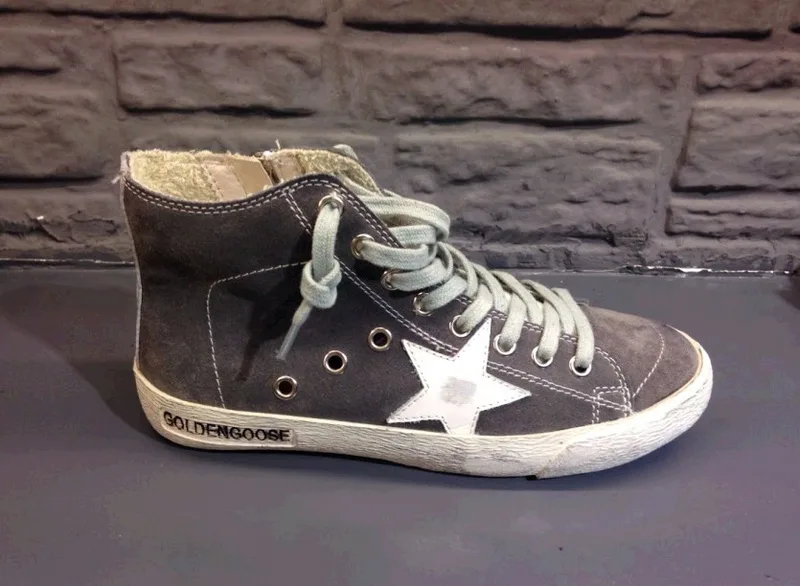 Golden Goose Golden Goose Francy-grey 韩国热卖 纯手工高级定制 情侣款休闲鞋 34- “Grey Gold” — photo 2 of 10