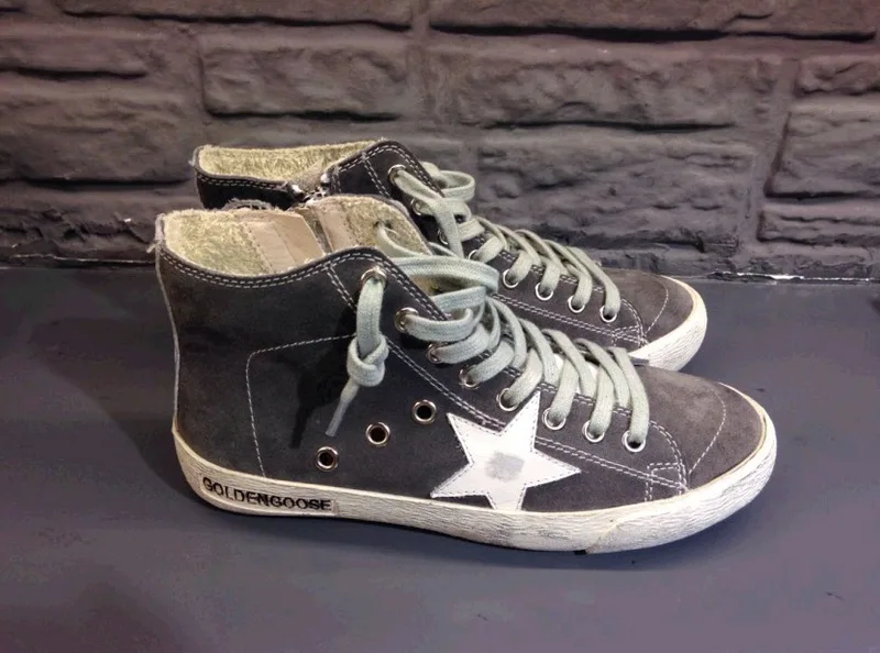 Golden Goose Golden Goose Francy-grey 韩国热卖 纯手工高级定制 情侣款休闲鞋 34- “Grey Gold” — photo 4 of 10