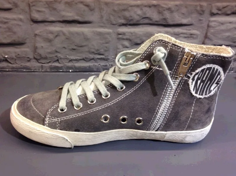 Golden Goose Golden Goose Francy-grey 韩国热卖 纯手工高级定制 情侣款休闲鞋 34- “Grey Gold” — photo 5 of 10