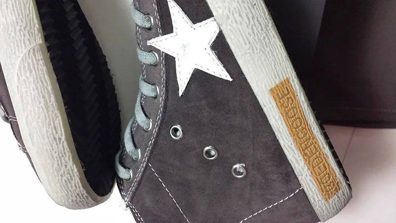 Golden Goose Golden Goose Francy-grey 韩国热卖 纯手工高级定制 情侣款休闲鞋 34- “Grey Gold” — photo 8 of 10