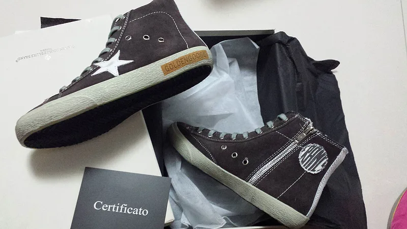 Golden Goose Golden Goose Francy-grey 韩国热卖 纯手工高级定制 情侣款休闲鞋 34- “Grey Gold” — photo 10 of 10