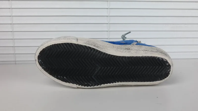 Golden Goose Golden Goose Francy Blue 韩国热卖 纯手工高级定制 情侣款休闲鞋 34- “Gold Blue” — photo 14 of 20