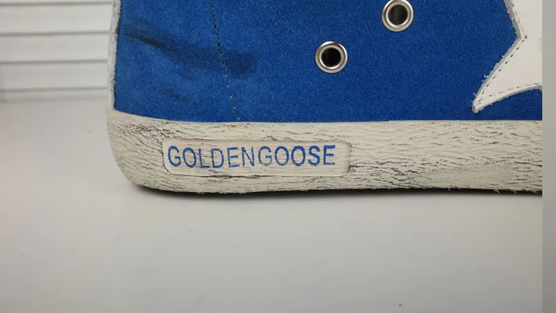 Golden Goose Golden Goose Francy Blue 韩国热卖 纯手工高级定制 情侣款休闲鞋 34- “Gold Blue” — photo 18 of 20