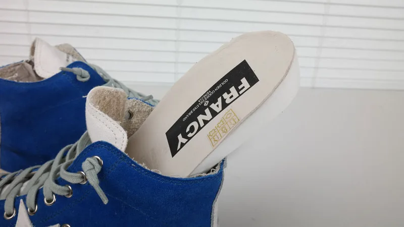 Golden Goose Golden Goose Francy Blue 韩国热卖 纯手工高级定制 情侣款休闲鞋 34- “Gold Blue” — photo 20 of 20