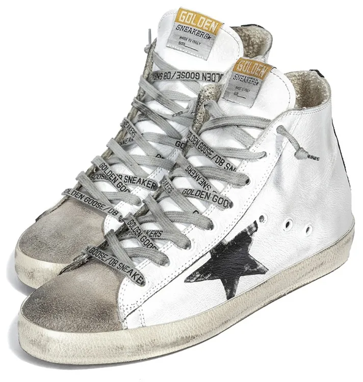 Golden Goose Francy Silkscreened Leather Sneakers White Leath “White” — photo 4 of 6