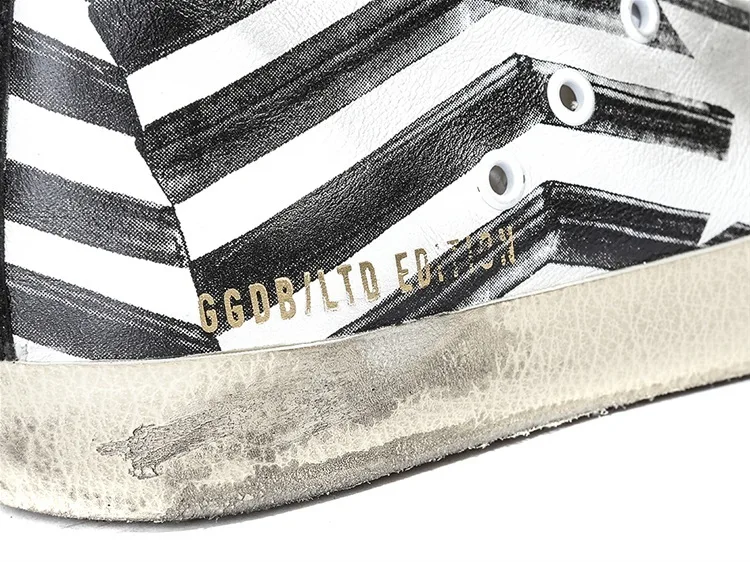 Golden Goose Francy Silkscreened Leather Sneakers White Leath “White” — photo 5 of 6