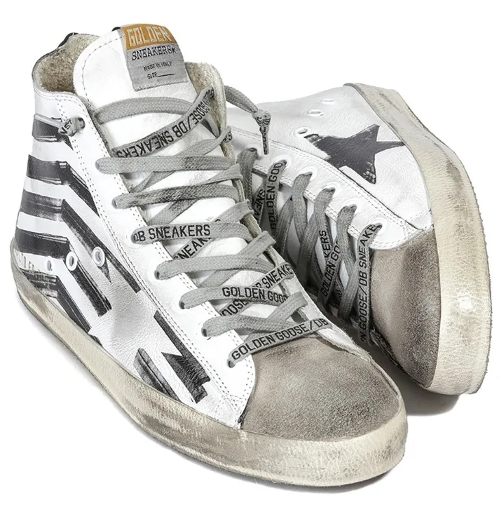 Golden Goose Francy Silkscreened Leather Sneakers White Leath “White” — photo 6 of 6
