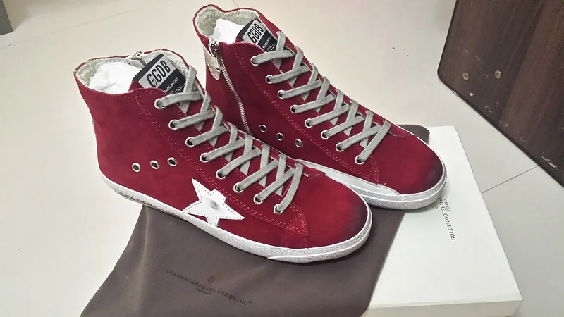 Golden Goose Golden Goose Francy -cranberry 韩国热卖 纯手工高级定制 情侣款休 “Gold” — photo 17 of 17