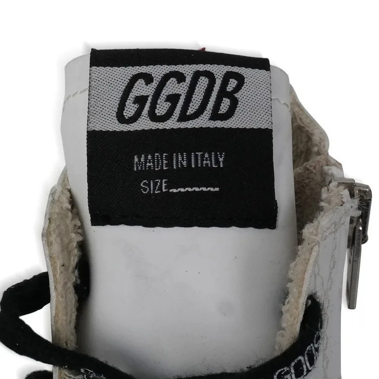 Golden Goose Golden Goose Ggdb 韩版潮流真皮舒适男女鞋做旧工艺男女款高帮鞋 “Gold” — photo 9 of 12