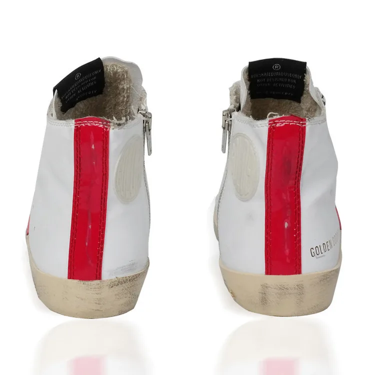 Golden Goose Golden Goose Ggdb 韩版潮流真皮舒适男女鞋做旧工艺男女款高帮鞋 “Gold” — photo 11 of 12