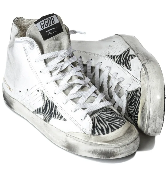 Golden Goose Francy Sneakers Leather AND Pony-skin Star White “White” — photo 1 of 6