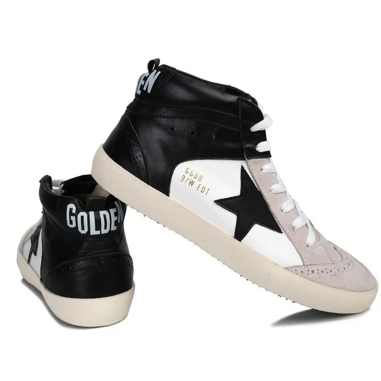 Golden Goose Golden Goose Francy Ggdb 意大利潮鞋韩版新款男女休闲低帮男女士板鞋 黑白 “Gold” — photo 1 of 8