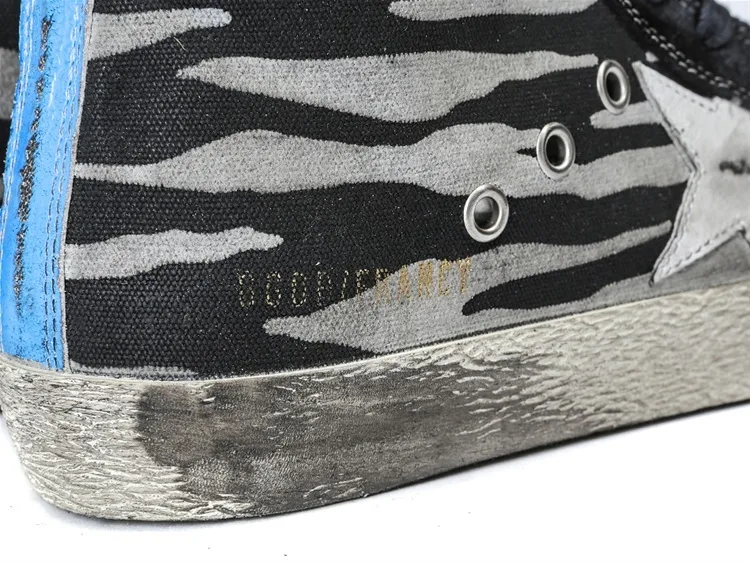 Golden Goose Sneakers Francy Cotton Canvas AND Leather Star B “Black” — photo 1 of 7