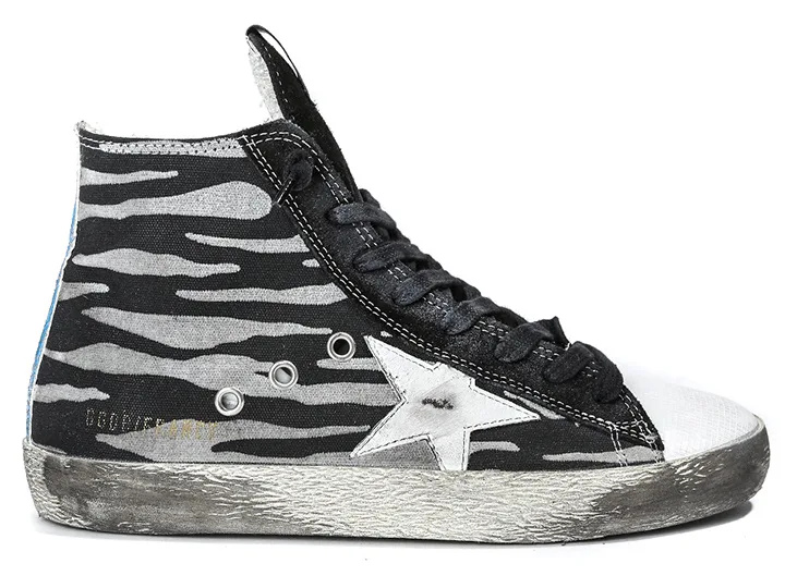 Golden Goose Sneakers Francy Cotton Canvas AND Leather Star B “Black” — photo 4 of 7