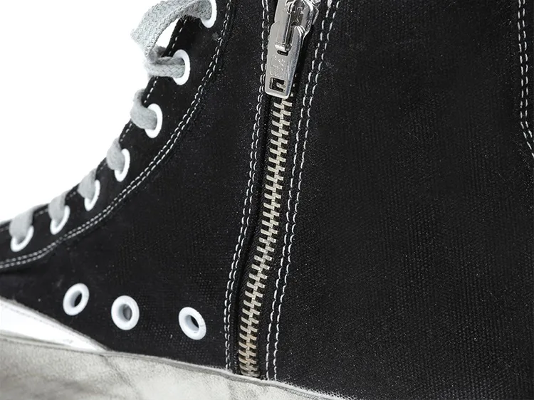 Golden Goose Sneakers Francy Cotton Canvas AND Suede Star Bla “Black” — photo 1 of 7