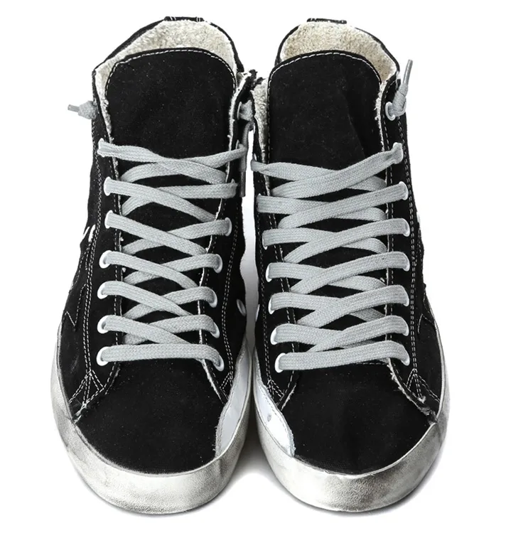 Golden Goose Sneakers Francy Cotton Canvas AND Suede Star Bla “Black” — photo 3 of 7