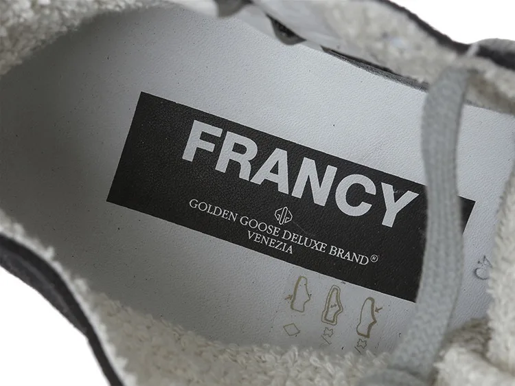 Golden Goose Sneakers Francy Cotton Canvas AND Suede Star Bla “Black” — photo 5 of 7