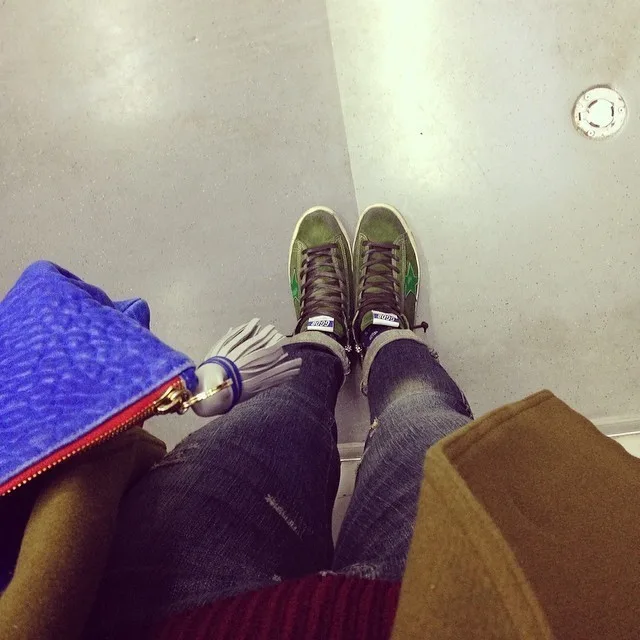 Golden Goose Golden Goose Francy Wool-green 韩国热卖 纯手工高级定制 情侣款休 “Gold Green” — photo 3 of 19