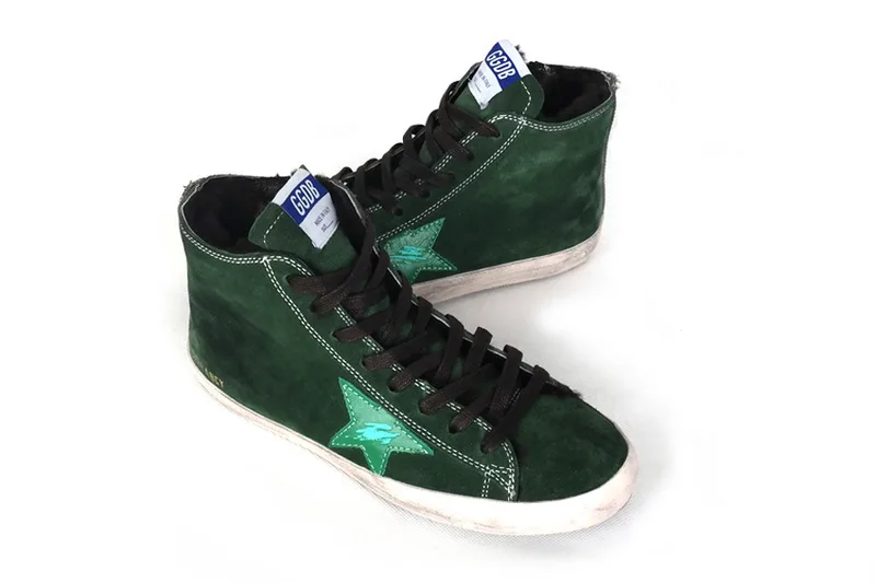 Golden Goose Golden Goose Francy Wool-green 韩国热卖 纯手工高级定制 情侣款休 “Gold Green” — photo 6 of 19