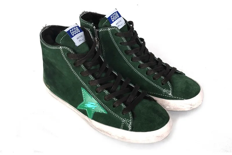 Golden Goose Golden Goose Francy Wool-green 韩国热卖 纯手工高级定制 情侣款休 “Gold Green” — photo 7 of 19