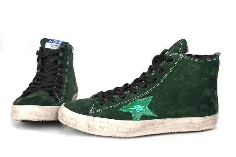 Golden Goose Golden Goose Francy Wool-green 韩国热卖 纯手工高级定制 情侣款休 “Gold Green” — photo 8 of 19