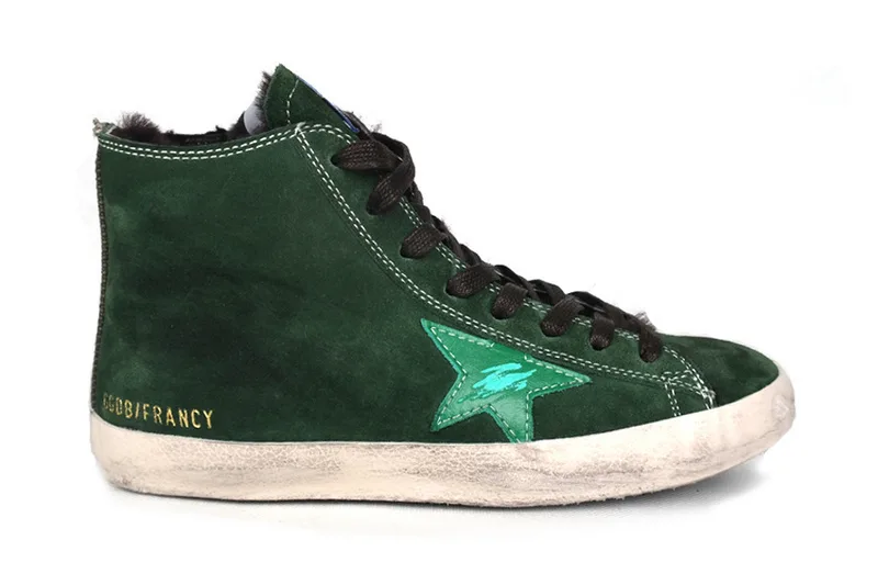 Golden Goose Golden Goose Francy Wool-green 韩国热卖 纯手工高级定制 情侣款休 “Gold Green” — photo 10 of 19