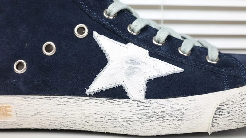 Golden Goose Golden Goose Francy - Suede Navy韩国热卖 纯手工高级定制 情侣款 “Gold Navy” — photo 6 of 13