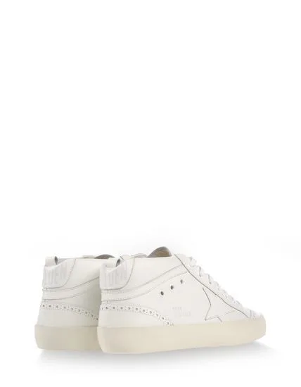 Golden Goose Golden Goose Mid Star - All White 手工鞋 高级定制 情侣款 3 “White Gold” — photo 6 of 7